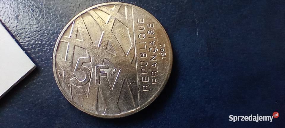 stare monety 5 frank 1992 Francja