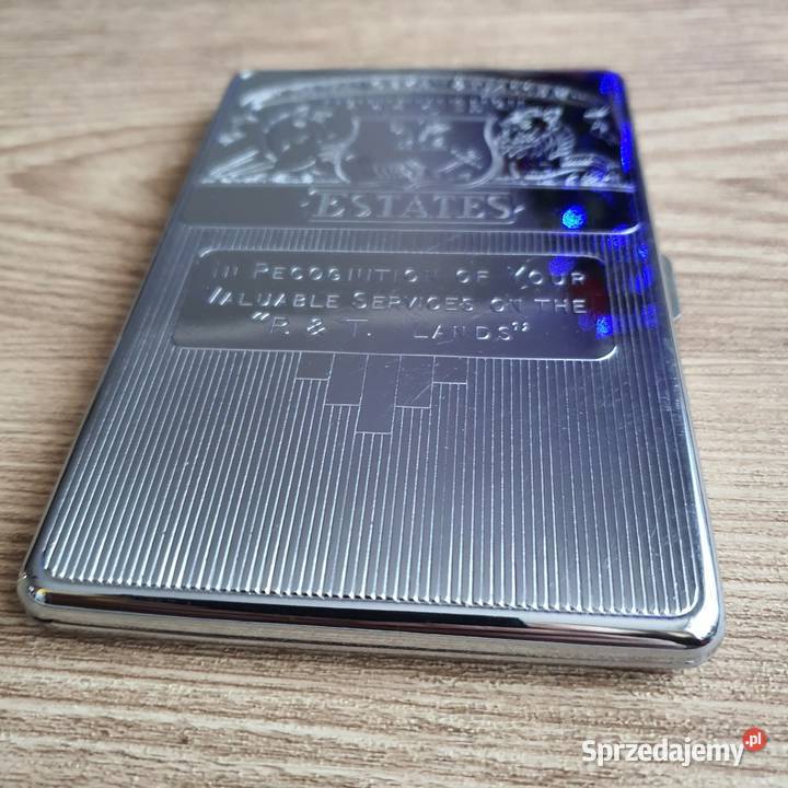 Papierośnica chromowana Nowa Sól