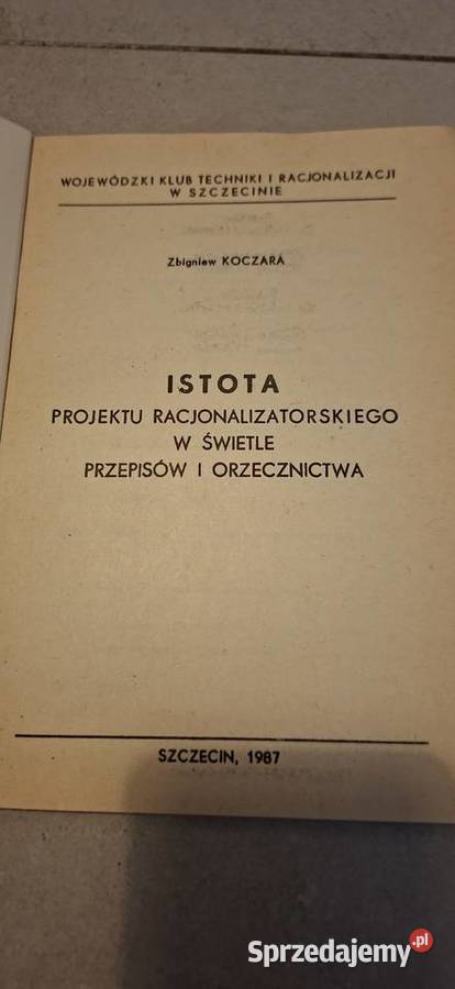 Pierwsze wydanie 1987 Istota projektu Łęczyca