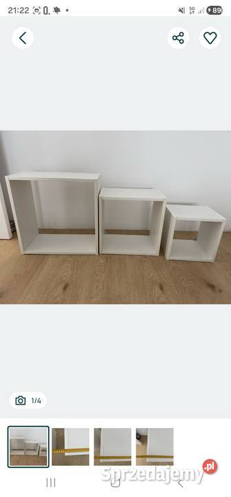 Wiszące półki trio fimy Meik Kraków