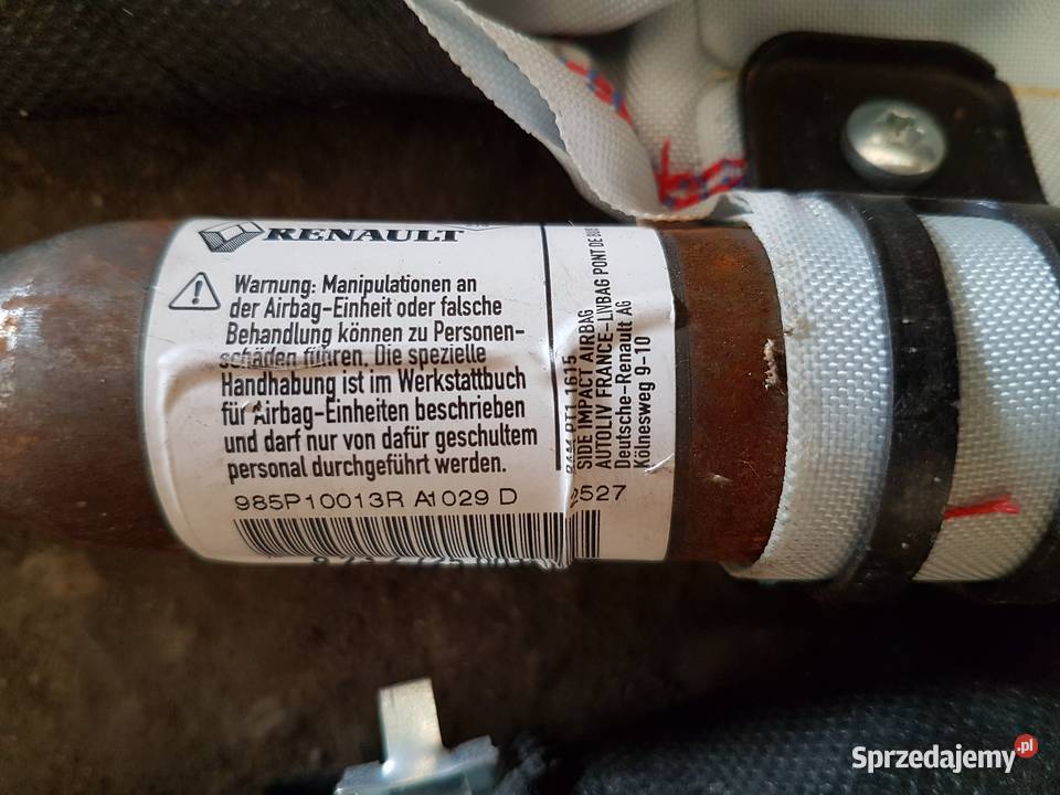 RENAULT GRAND SCENIC III KURTYNA POWIETRZNA LEWA Turek