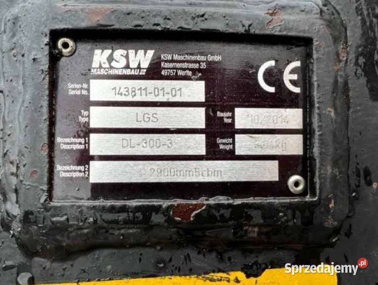 Łyżka do ładowarki DOOSAN DL3003 KSW Gądki sprzedam