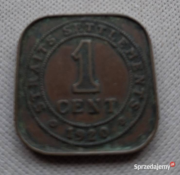 STRAITS SETTLEMENTS1 CENT1920 r Legionowo