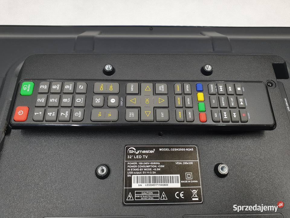 LOMBARDOMAT Telewizor SkyMaster 32SH2000 O1022 HDMI sprzedam