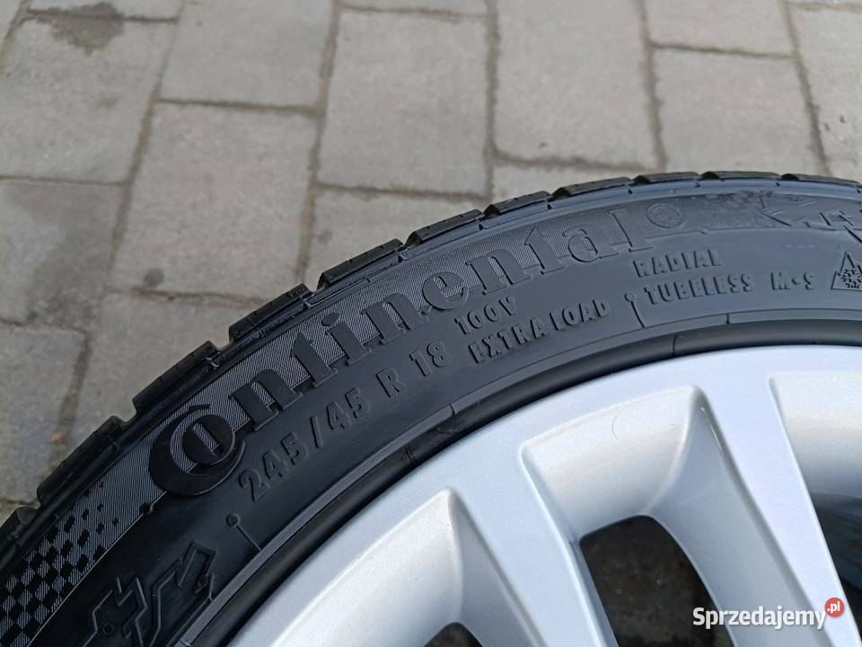 Alufelgi BMW 5x112 ET30 18 z nowymi Zimowymi Elbląg