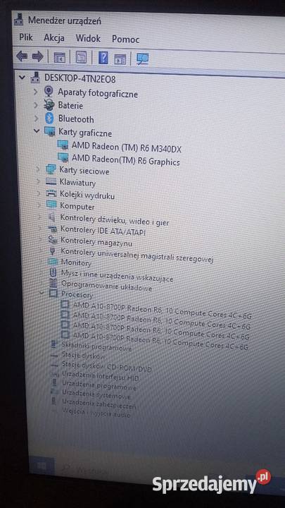 Laptop Asus Model X555D Windows 10 A108700P Toruń