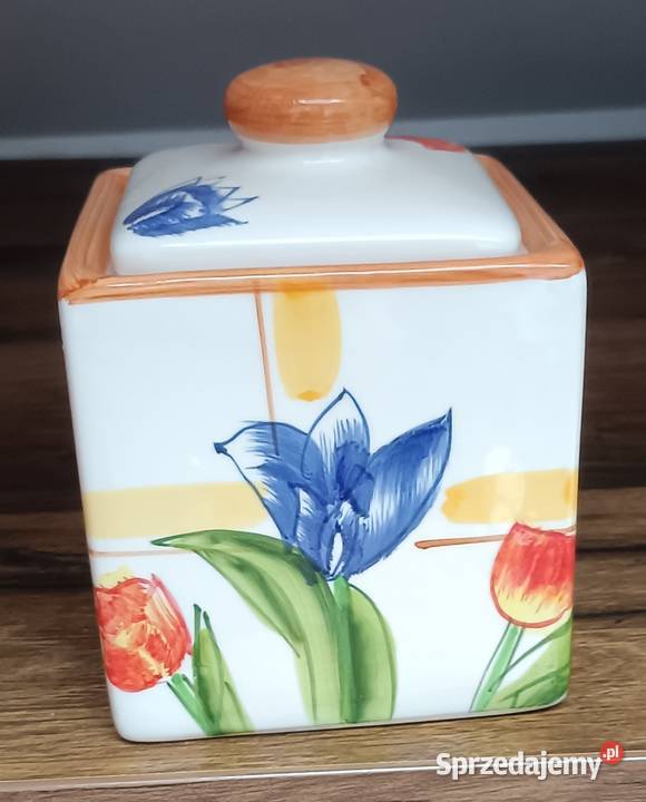 Zestaw ceramicznych kamionkowych pojemników do Zbylitowska Góra