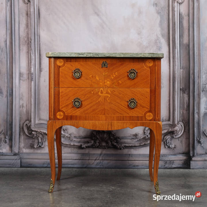 ARTexpert Komoda Ludwik marmurowy blat vintage zachodniopomorskie Dobrzany