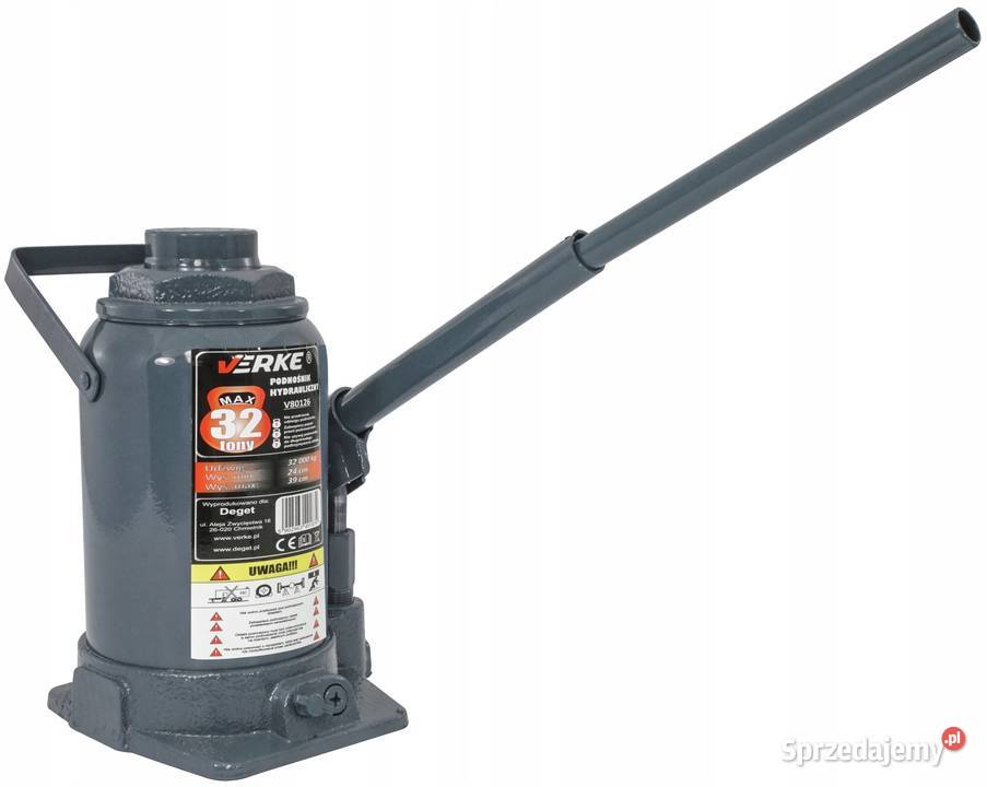 PODNOŚNIK SŁUPKOWY HYDRAULICZNY ŻABA LEWAREK 32T Chmielnik