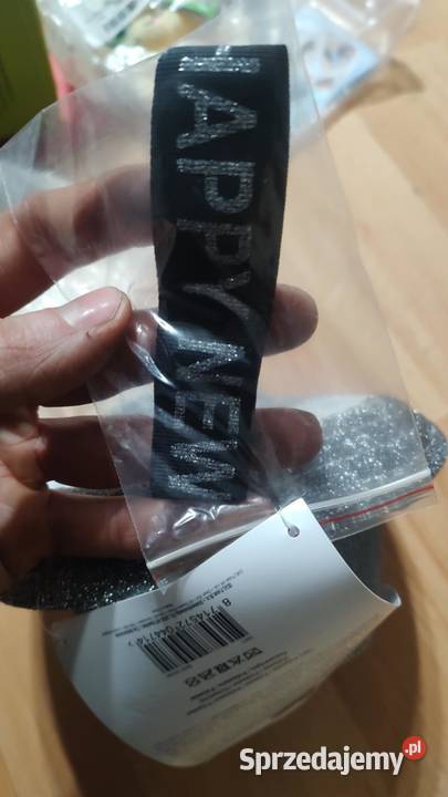 Kapelusz srebrny brokatowy