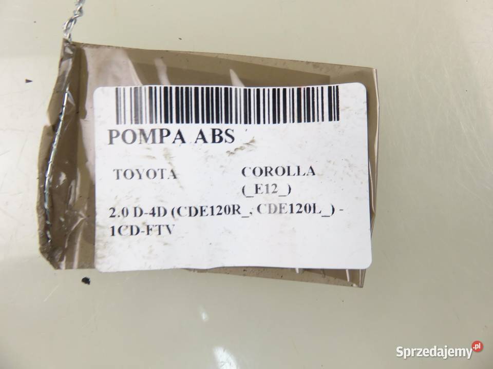 POMPA ABS TOYOTA COROLLA E12 0265950132