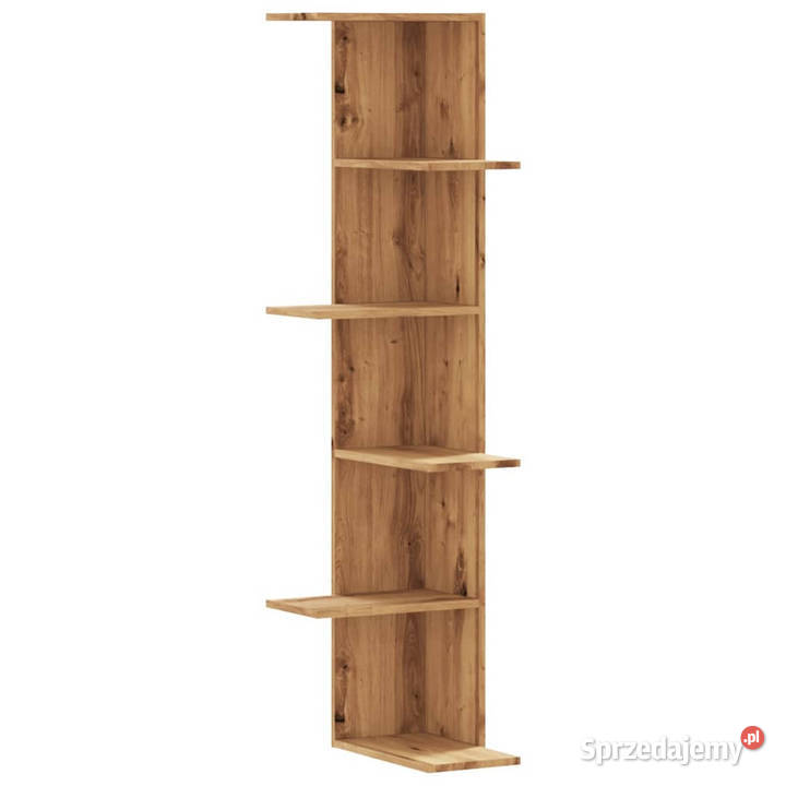 Narożna półka ścienna dąb artisian 365x365x140 mazowieckie sprzedam