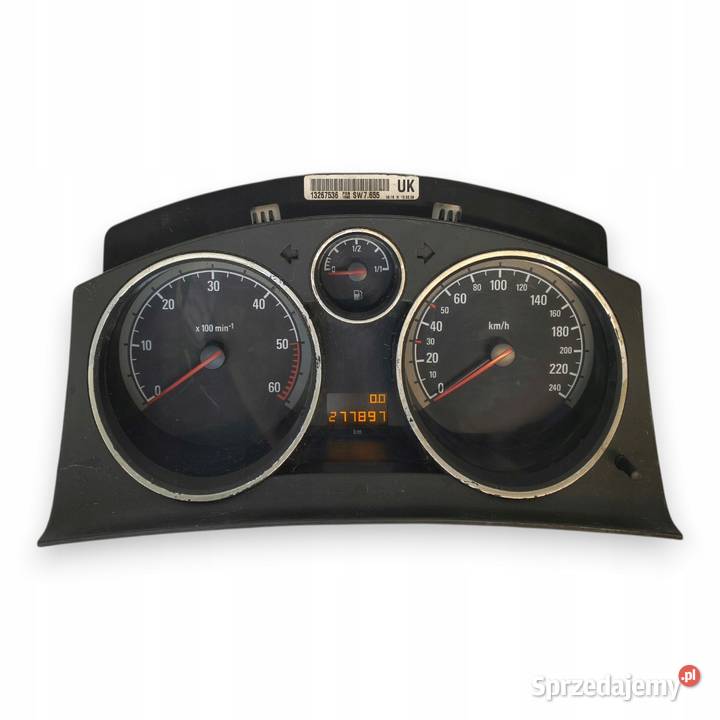 LICZNIK ZEGARY 13267536 UK Opel Astra H Zafira B Chełm sprzedam