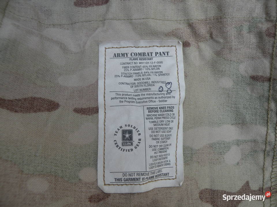 Spodnie ACP multicam medium regular Wrocław