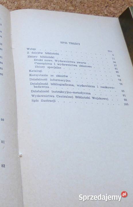 H 60 lat Centralnej Biblioteki Wojskowej Warszawa sprzedam