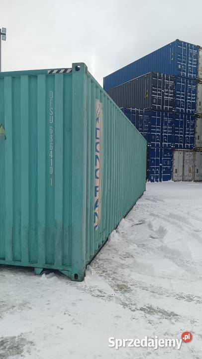 Na sprzedaż kontener morski 40 HC 12 metrowy Magazynowanie łódzkie Łódź sprzedam