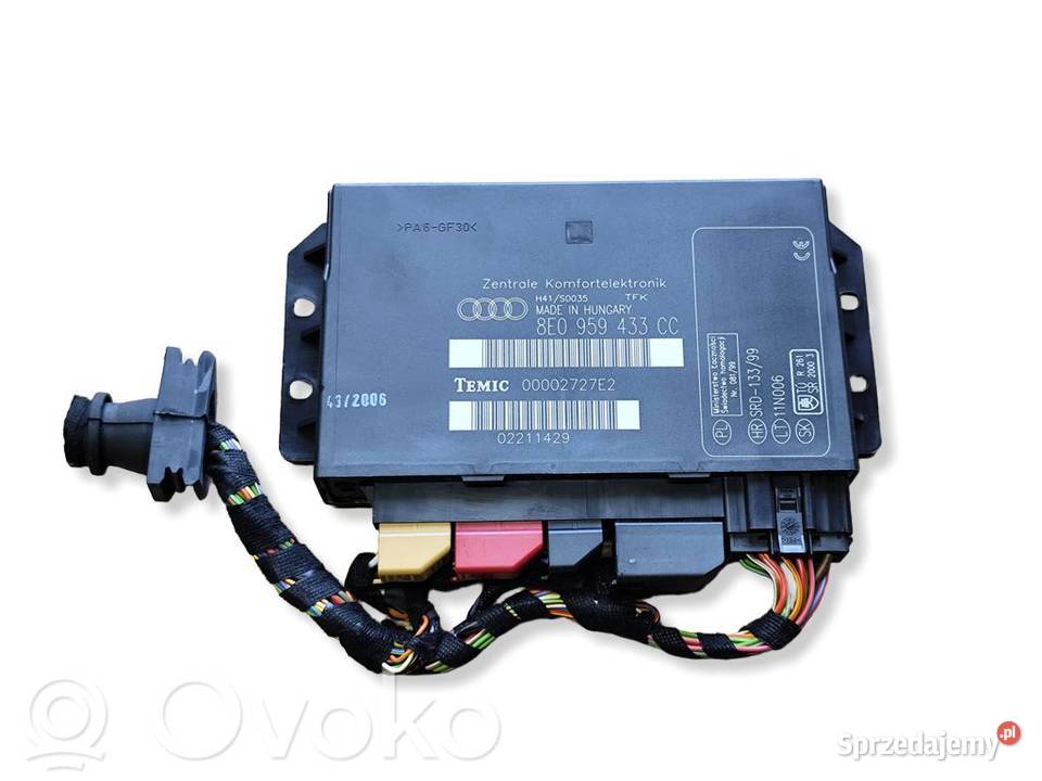 Audi A4 S4 B7 STEROWNIK MODUŁ KOMFORTU