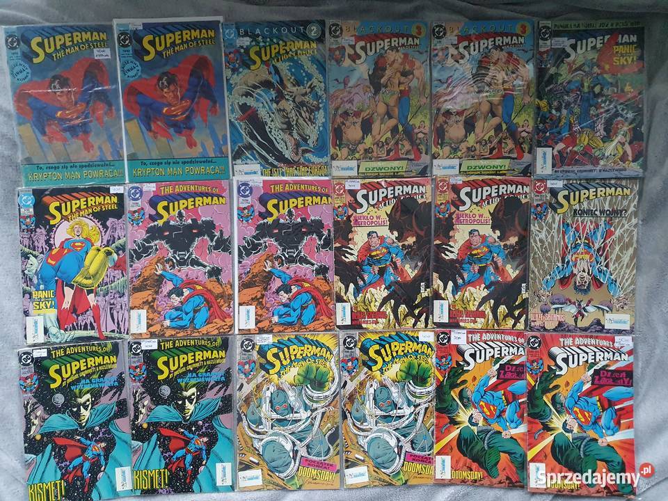 Superman zestaw 64 komiksów różne numery TMSemic Gdynia
