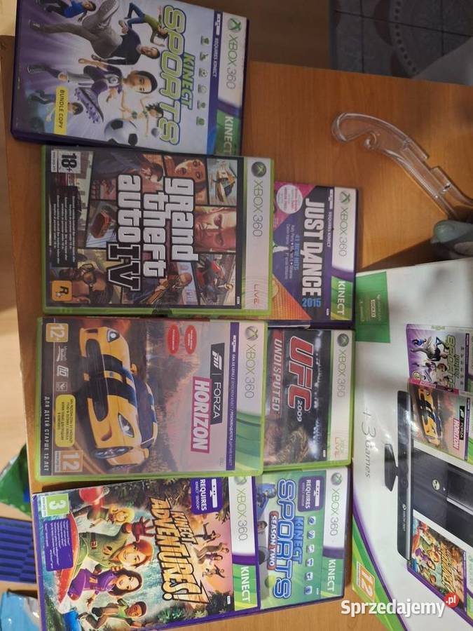 Xbox 360 z kinektem Xbox360 Konsole i automaty Dobruchna
