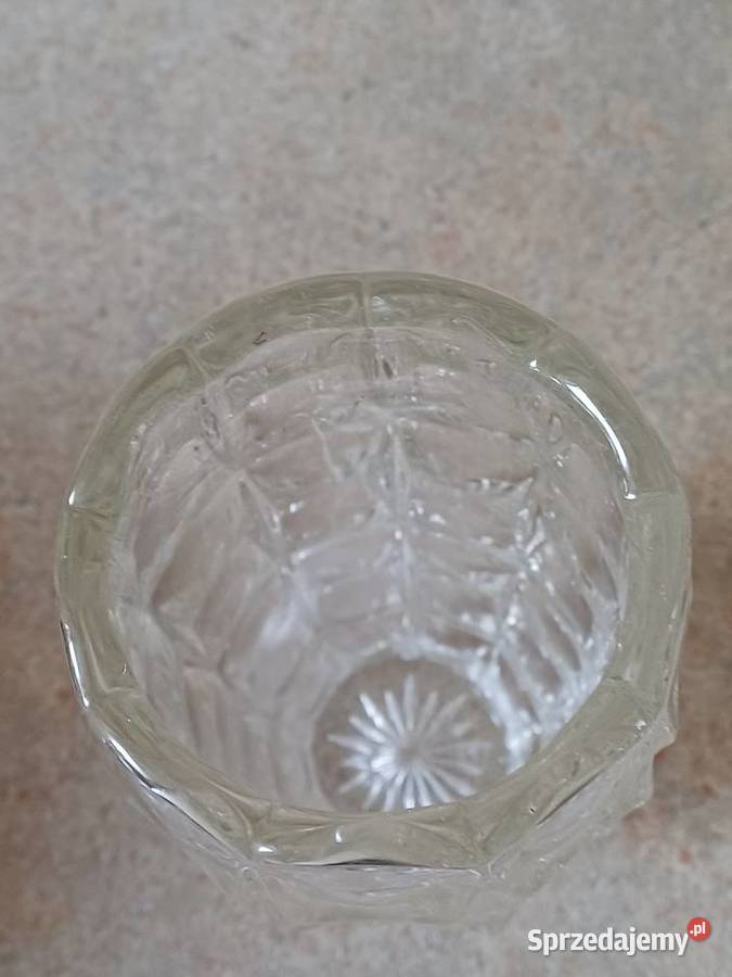 vintage wazon szkło Nowy Targ