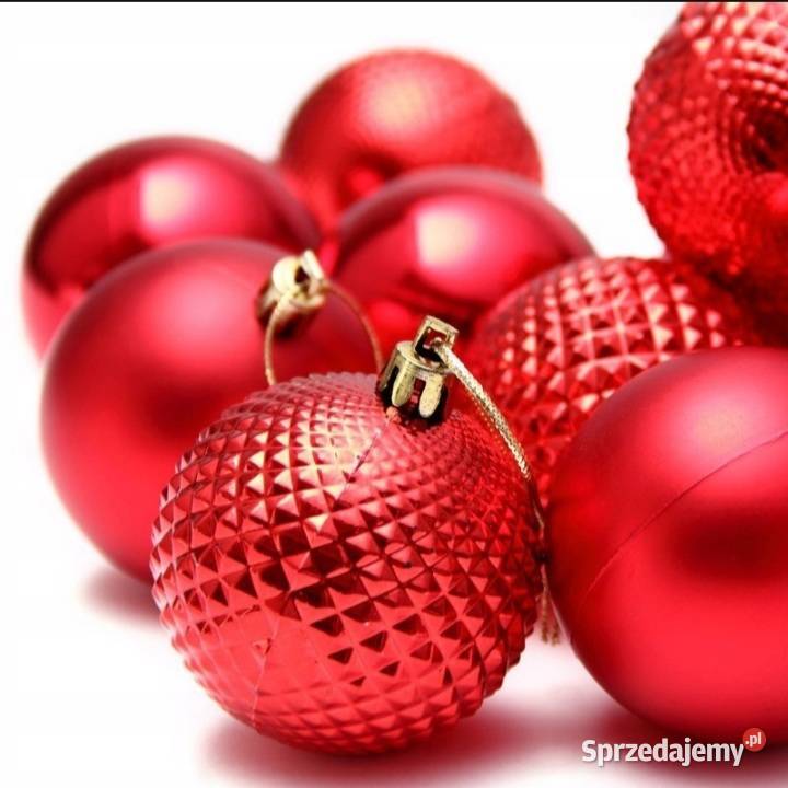 Bombki choinkowe 66 GWIAZDA ŚWIĄTECZNA ZESTAW Boże Narodzenie Suchy Las