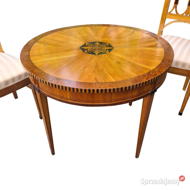 KOMPLET KAWOWY INTARSJOWANY Szczecin