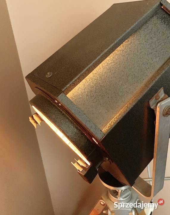 Lampa teatralna PRL Vintage loft Poznań sprzedam