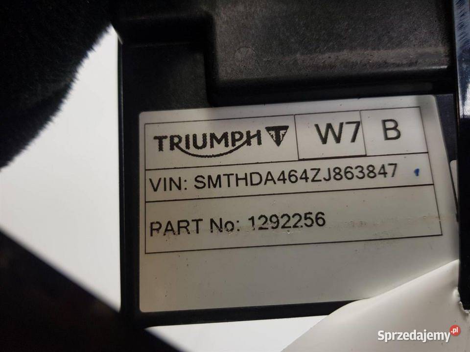 KOMPUTER MOTOCYKL TRIUMPH STREET TRIPLE 765RS Lipno sprzedam