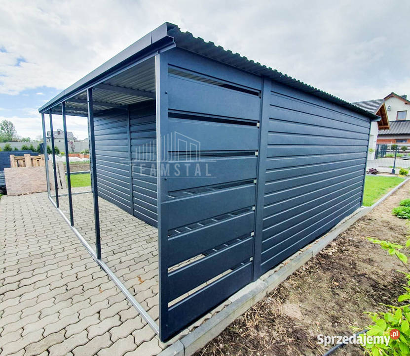 Schowek Domek Ogrodowy 4x4m Wiata 1x4m Brama małopolskie Tarnów