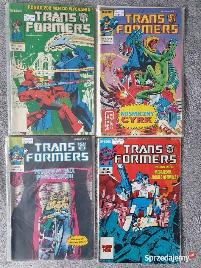 Transformers zestaw 15 komiksów TMSemic Gdynia