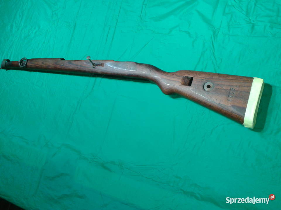 drewniana kolba Mauser 98 nakładka zaczep paska Skiereszewo