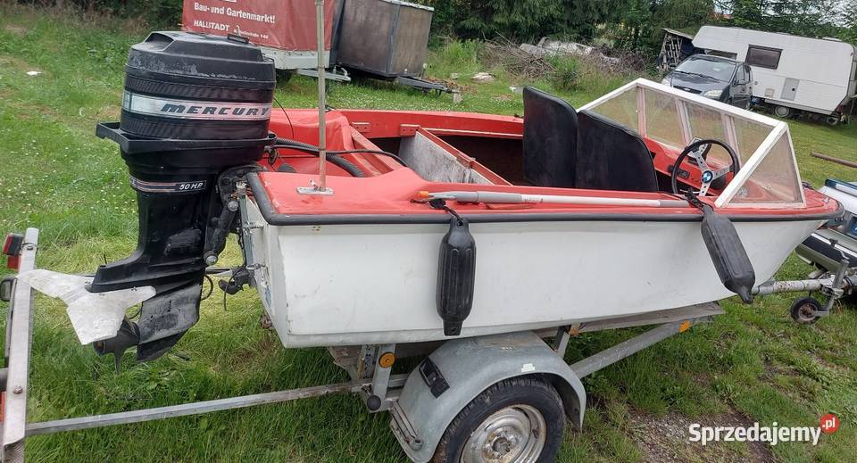 Łódź motorowa motorówka 50hp dolnośląskie Świdnica