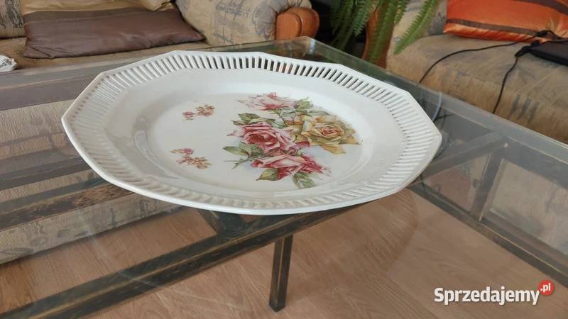 Patera Schumann porcelana Motyw w róże Opole