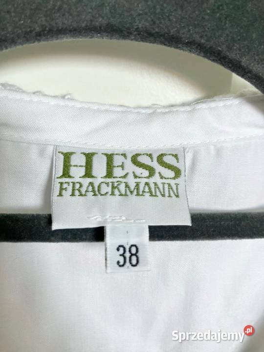 Nowa biała bluzka crop top Hess Frackmann