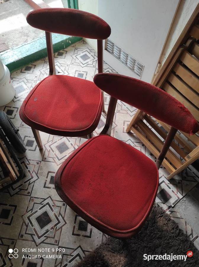 krzesła PRL 4 Lubin