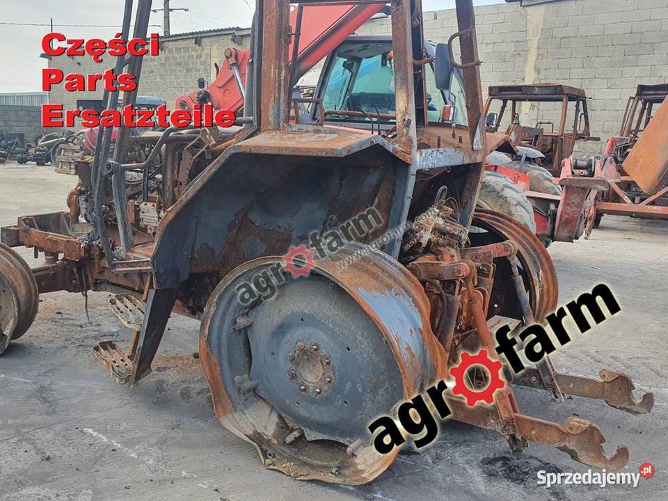 Massey Ferguson 6180 części skrzynia biegów oś Byków