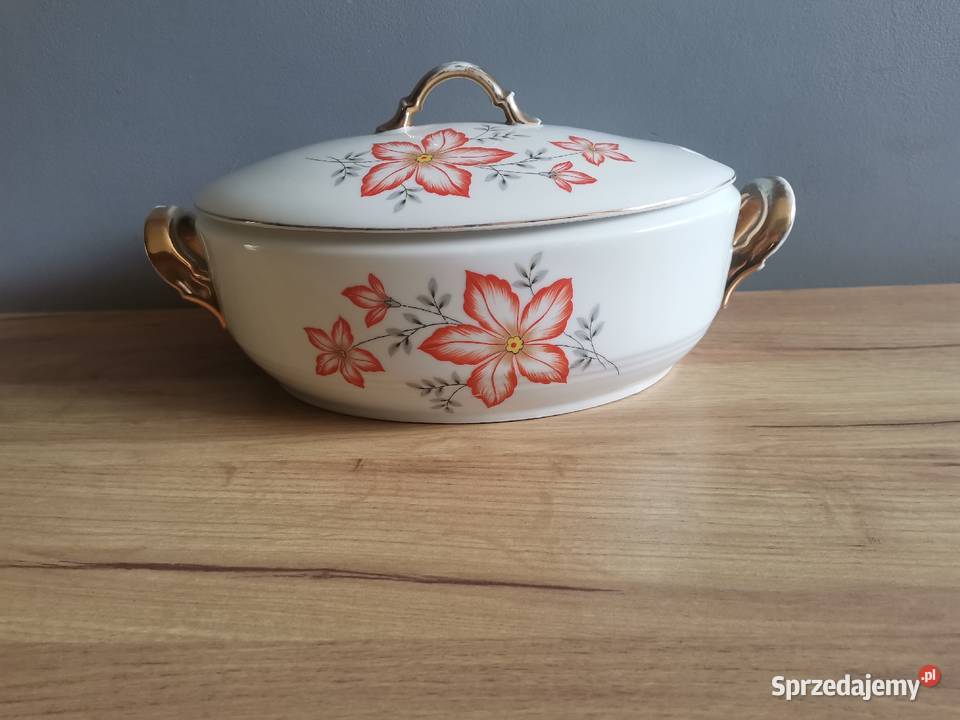 Stara przedwojenna unikatowa waza porcelana Art śląskie sprzedam