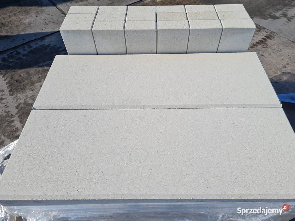 nowoczesne STOPNIE schodowe BIAŁE betonowe