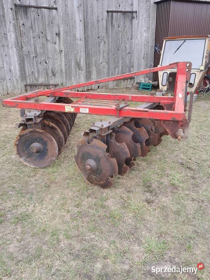 Brona talerzowa 2x8 l 2x9 talerzy gruby materiał Łagów