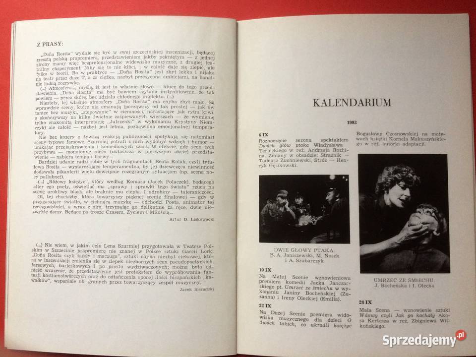 740 Szczecin Teatr Polski Kronika Sezonu