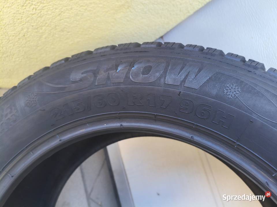 2 Opony zimowe KORMORAN SNOW 2156017 MONTAŻ 17cale Samochodowe podkarpackie