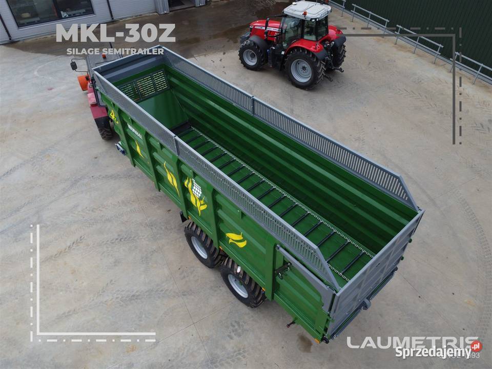 Laumetris Przyczepa objętościowa MKL30Z 40 m Białystok sprzedam