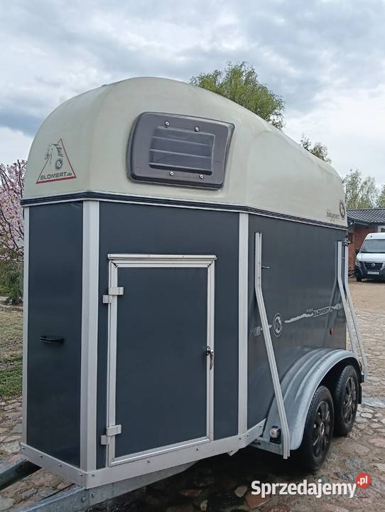 Przyczepa konna jednokonna PODŁOGA ALUMINIUM Konin sprzedam