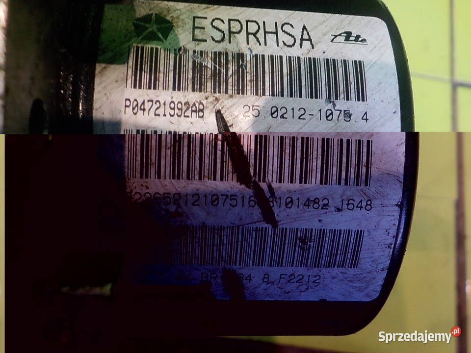 DODGE JOURNEY 20 CRD 09r 5D pompa ABS Pompy hamulcowe mazowieckie Suków