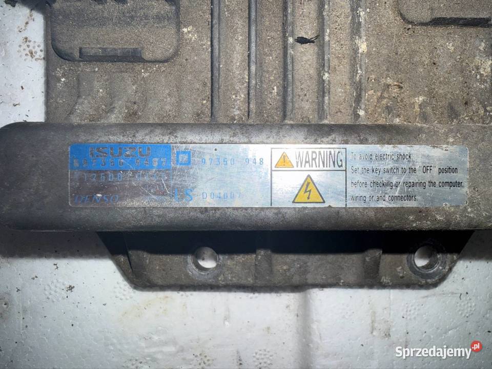 Sterownik silnika ECU Isuzu Opel Meriva A Ostrów Wielkopolski