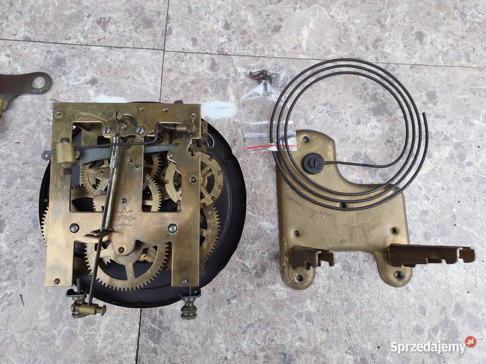 137 Zestaw mechanizm starego zegara Junghans pomorskie Tczew sprzedam