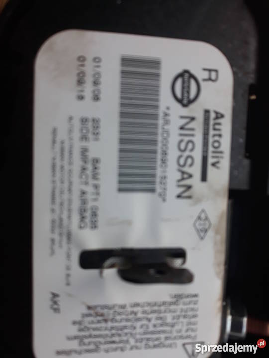 Poduszka siedzenia nissan QASHQAI