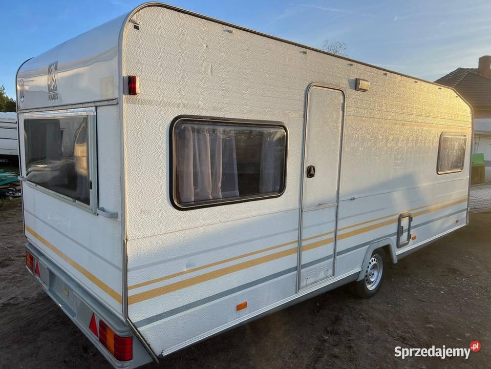 KNAUS PRZYCZEPA STACJONARNA wielkopolskie Szamocin sprzedam
