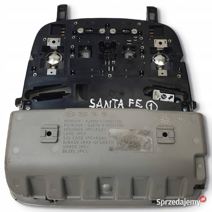 LAMPKA OŚWIETLENIA KABINY Wnętrza Hyundai Santa Chełm