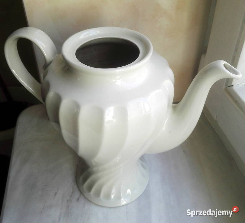 Porcelanowy imbryk bez pokrywki sprzedam